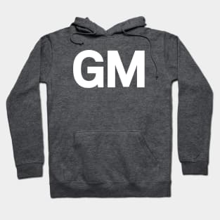 The Bold Logo for a Bright Future: GM Logo Hoodie